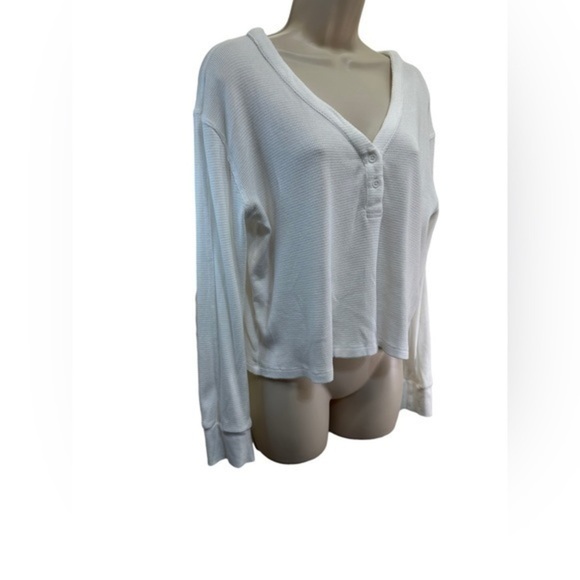 Monrow Baby Thermal Henley T-Shirt - Picture 9 of 11